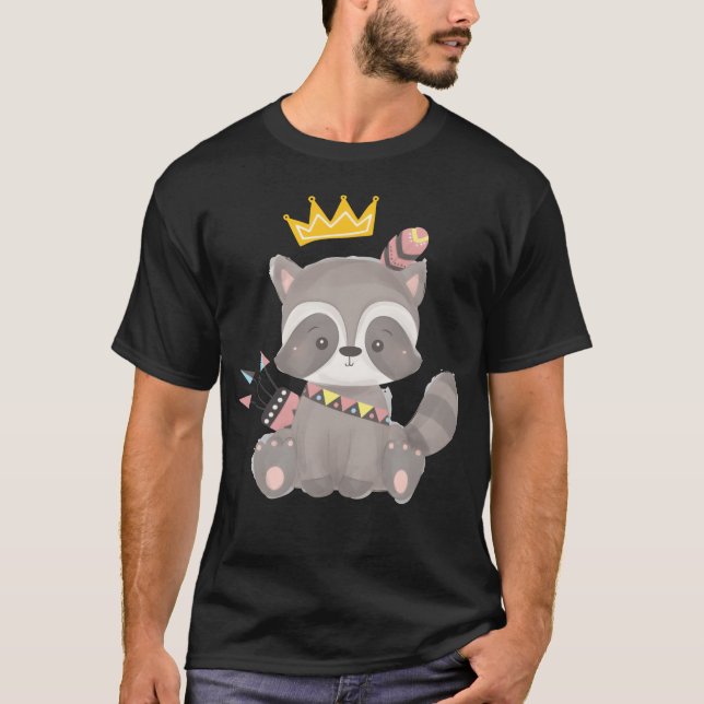 Camiseta amigos animais fofos (Frente)