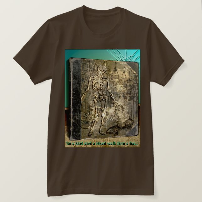 Camiseta Amigos assustadores (Frente do Design)