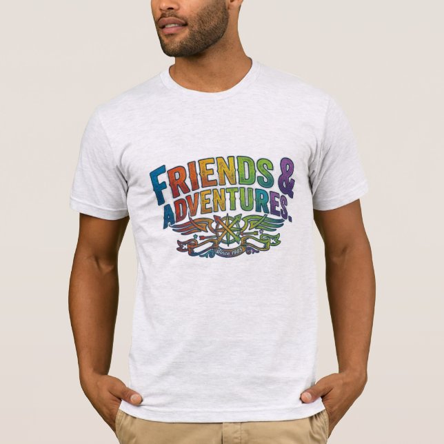 Camiseta Amigos & Aventuras (Frente)