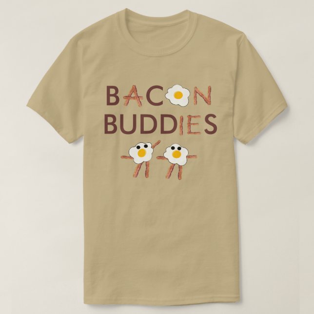 Camiseta Amigos Bacon (Frente do Design)