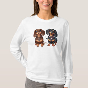 Camiseta Amigos bonitos de dachshund