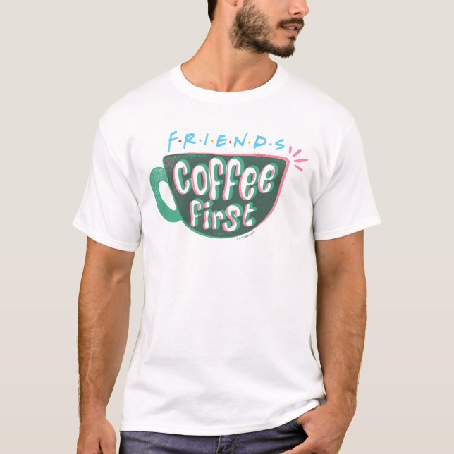 Camiseta AMIGOS™ | Café Primeiro (Frente)