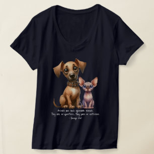 Camiseta Amigos - Camisa-T Animais