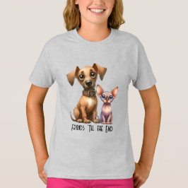 Camiseta Amigos - Camisa-T Animais