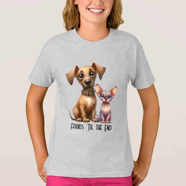 Camiseta Amigos - Camisa-T Animais (Frente)