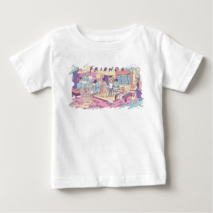 Camiseta AMIGOS™ Cartoon de Apartamento