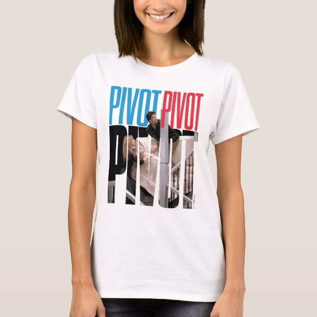 Camiseta AMIGOS™ | Citação PIVOT PIVOT PIVOT (Frente)