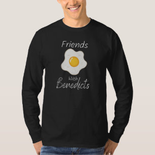 Camiseta Amigos com Benedicts Ovos Engraçados Benedict Pun