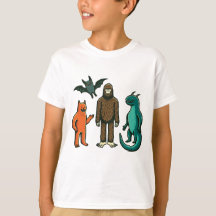 Amigos Criptidos: Pé Grande, Chupacabra, Nessie, D