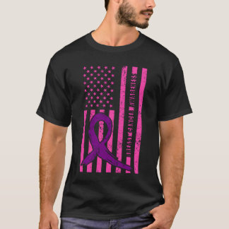 Camiseta Amigos da Bandeira Americana de Conscientização do