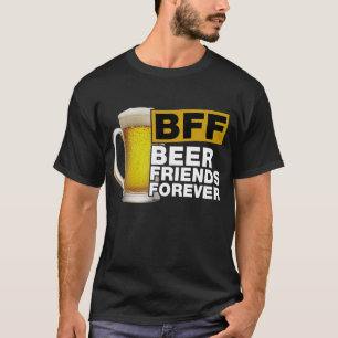 Camiseta Amigos da cerveja de BFF para sempre