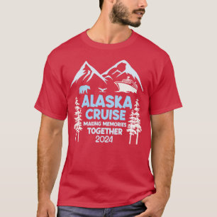 Camiseta Amigos da Família e Grupo Alaska Cruise 2024 Gift 