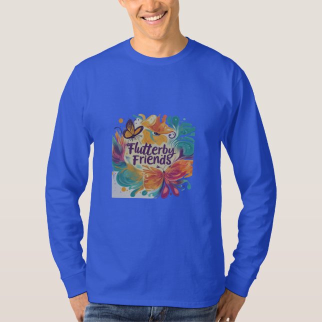 Camiseta Amigos da Flauterby. (Frente)