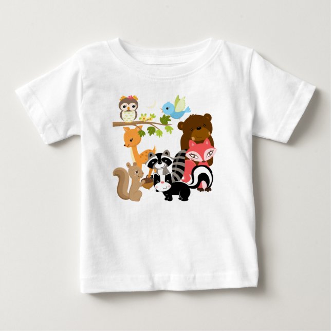 Camiseta Amigos da floresta (Frente)