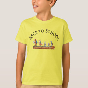 Camiseta Amigos da Floresta de Volta à Escola Aquarela