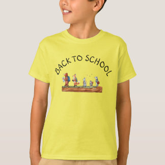 Camiseta Amigos da Floresta de Volta à Escola Aquarela