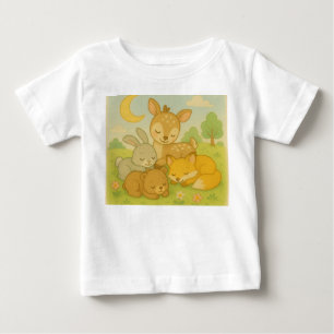 Camiseta Amigos da Floresta Dormente - Animais da Floresta