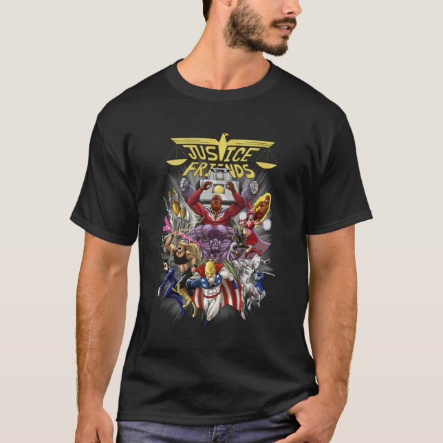 Camiseta Amigos da Justiça (Frente)