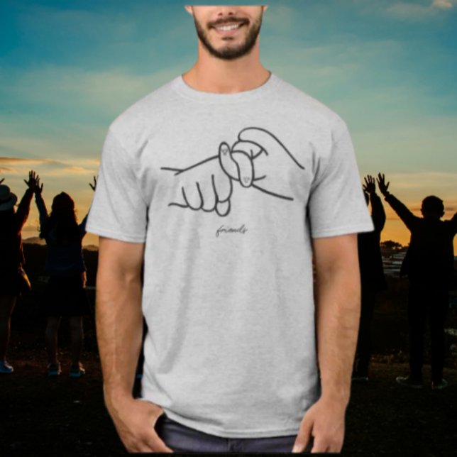 Camiseta Amigos da Língua de Sinais – Língua de Si (Criador carregado)