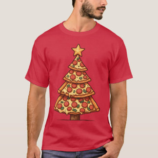 Camiseta Amigos da Pizza Christmasree