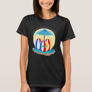 Camiseta Amigos da Praia Bebam o Calor: Sol fora, Fins Fora