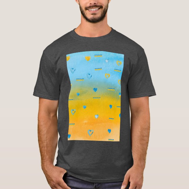 Camiseta Amigos da Ucrânia (Frente)