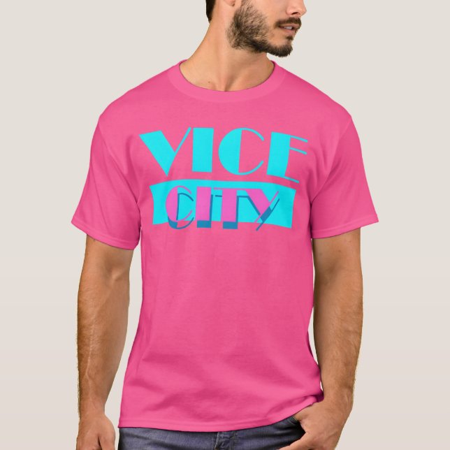 Camiseta amigos da Vice City (Frente)