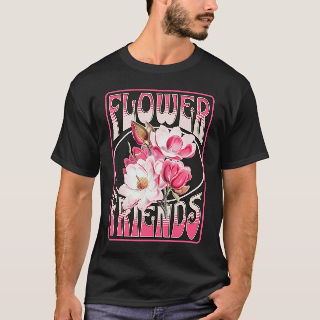 Camiseta Amigos das Flores Flor  Fotógrafo de Flores Jardin (Frente)