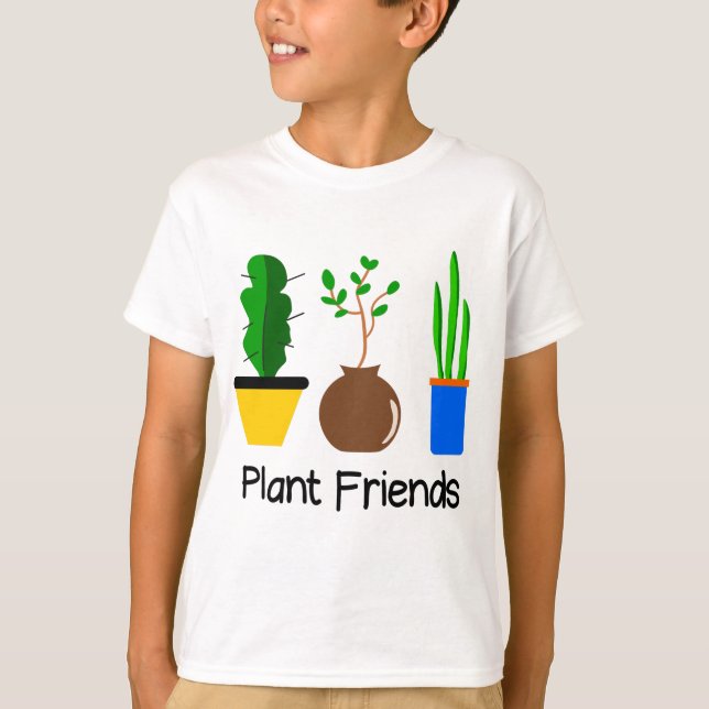 Camiseta amigos das plantas (Frente)
