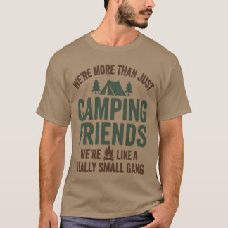 Camiseta Amigos de acampamento Pequena Gangue Engraçado Out