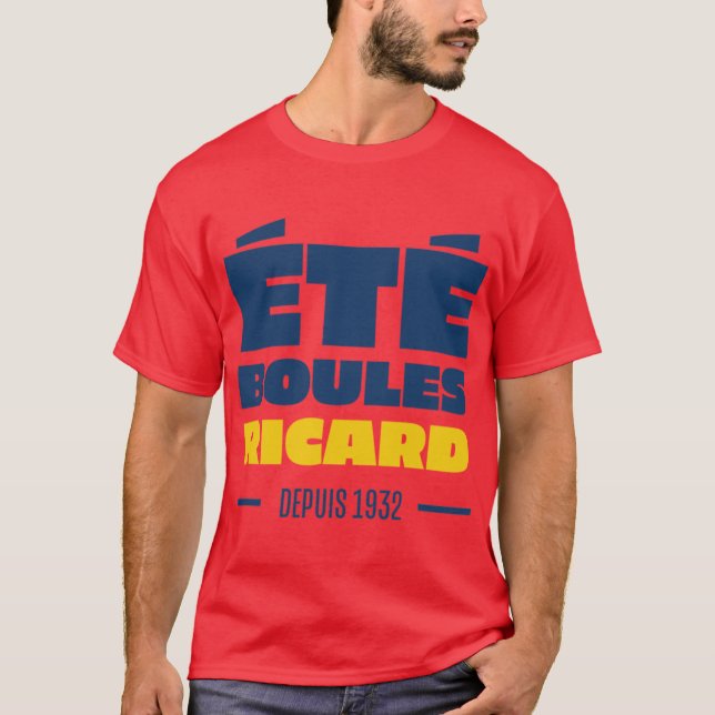 Camiseta Amigos de Boliche de Verão Ricard (Frente)