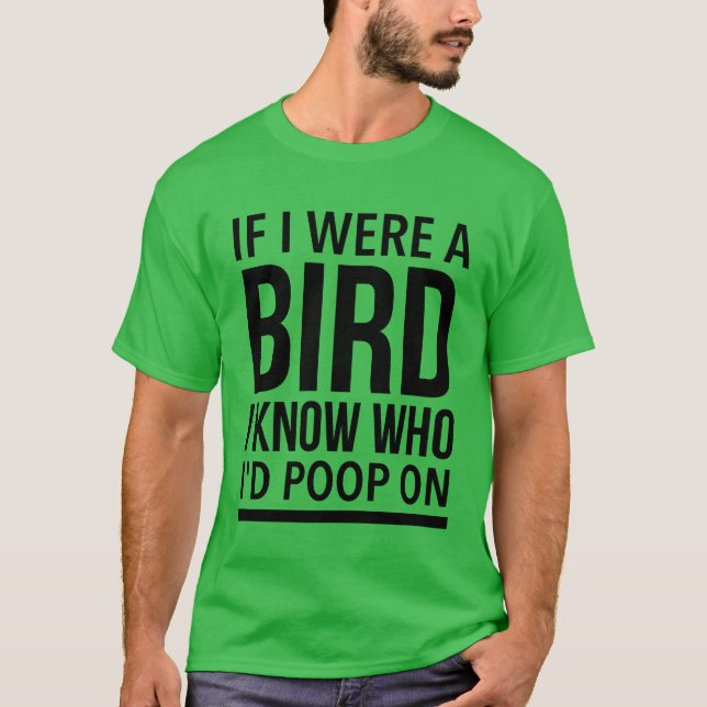 Camiseta Amigos de cocô de pássaro (Frente)