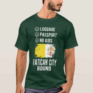 Camiseta Amigos de férias de lembrança da Cidade do Vatican