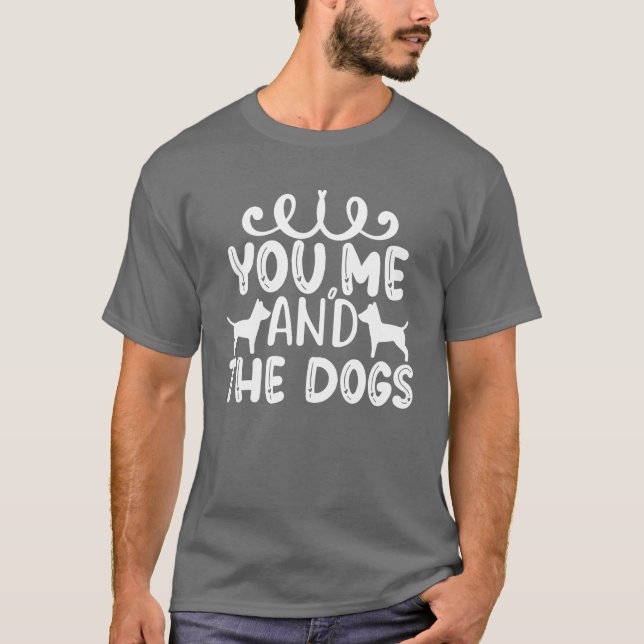 Camiseta Amigos de Meninas de Cachorro (Frente)