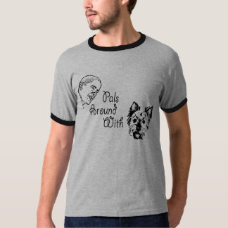 Camiseta Amigos de Obama ao redor com terrier