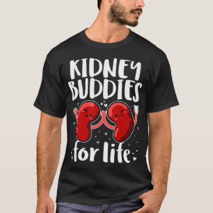 Camiseta Amigos De Rim Para Presentes De Doadores De Vida
