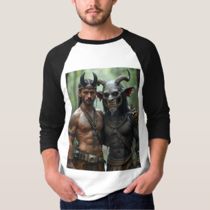 Camiseta Amigos de seres humanos e animais