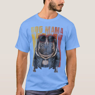 Camiseta Amigos de vintagem DOG MAMA