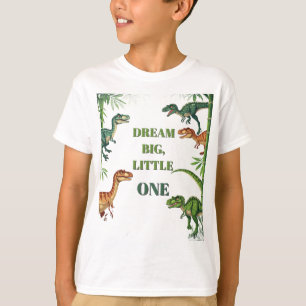 Camiseta Amigos Dinossauros Enquadrados em Cena da Selva