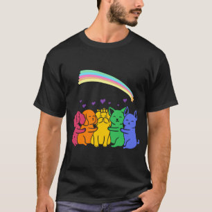 Camiseta amigos do arco-íris
