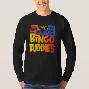 Camiseta Amigos do Bingo Jogo Sortudo Loteria Homens Mulher