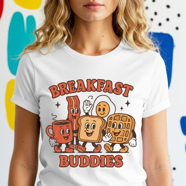 Camiseta Amigos do café da manhã (Criador carregado)