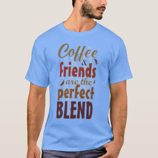 Camiseta Amigos do café são o retrato perfeito da mistura