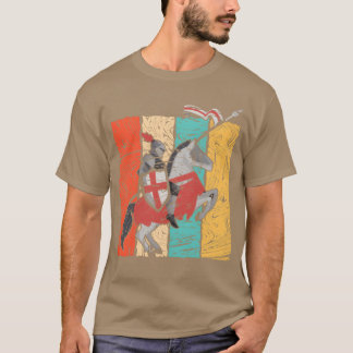 Camiseta Amigos do Cavalo Retroativo Medieval