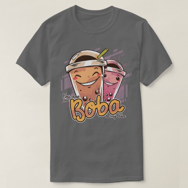 Camiseta Amigos do Chá de Bolha 442 (Frente do Design)