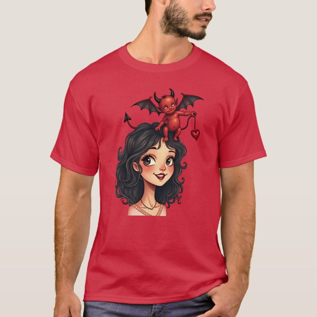 Camiseta Amigos do diabo do amor (Frente)