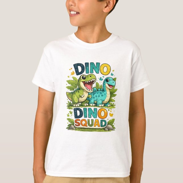 Camiseta Amigos do Dino Squad (Frente)