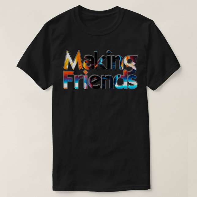Camiseta Amigos do fazer (Frente do Design)