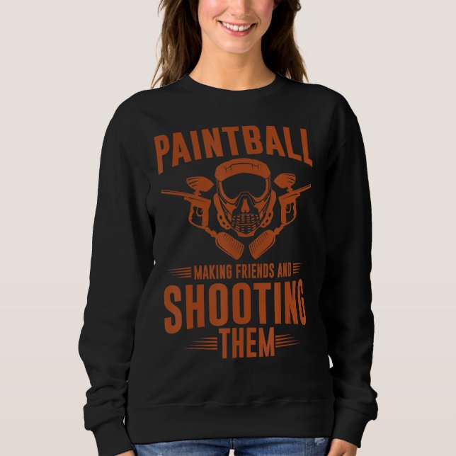 Camiseta Amigos do Fazer Paintball e atirando neles (Frente)