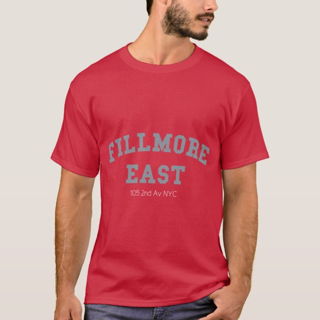 Camiseta Amigos do Fillmore East NYC (Frente)